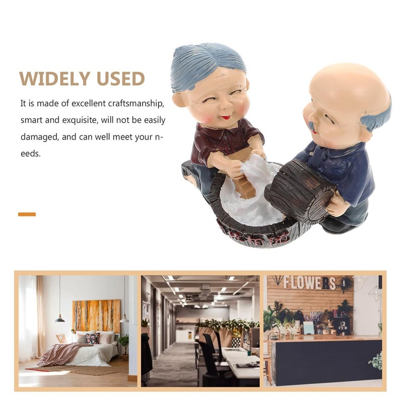 Wedding Couple Figurine Craft Resin Ornament for Valentines Day Gift - Image 4