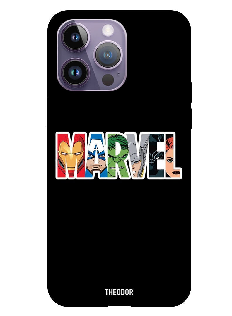 Theodor Protective Case Cover For Apple iPhone 14 Pro Max 6.7" 2022 Marvel Charecters - Image 1
