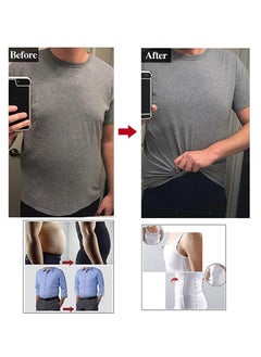 Relax Smart Slimming Belt 2 pieces Body Shaper Vest For Men M  - Image 3