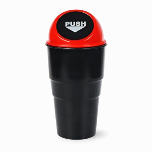 SIAGO Mini Car Trash Can | Premium Cup Holder Dustbin with Lid | Compact Plastic Garbage Bin for Tissues, Wrappers & Snack Bags | SIA114 - Image 5