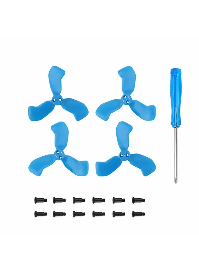 2 أزواج المروحة لـ DJI نيو 2 كاميرا الطيران المحمولة 2217S لون منصات مروحة خفيفة الوزن جناح لـ DJI نيو 2 اكسسوارات الطائرات بدون طيار المحمولة (أزرق) - Image 2