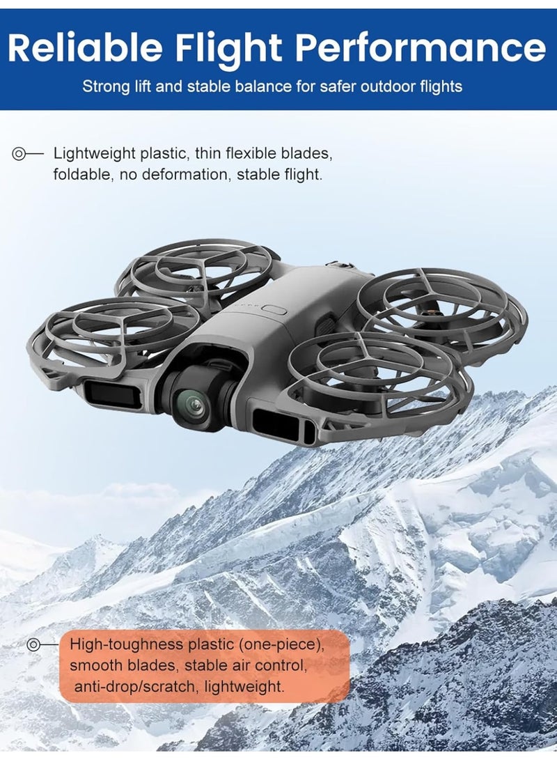 2 أزواج المروحة لـ DJI نيو 2 كاميرا الطيران المحمولة 2217S لون منصات مروحة خفيفة الوزن جناح لـ DJI نيو 2 اكسسوارات الطائرات بدون طيار المحمولة (أزرق) - Image 5