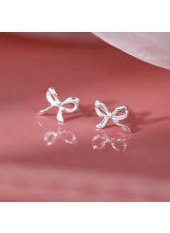 Butterfly Knot Stud Earrings 2023 Bow stud earrings (copper plated platinum)