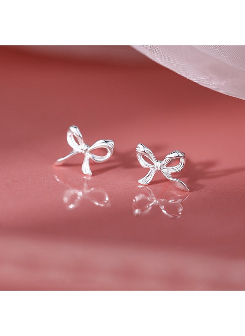 Generic - Butterfly Knot Stud Earrings 2023 Bow stud earrings (copper plated platinum) - Image 1
