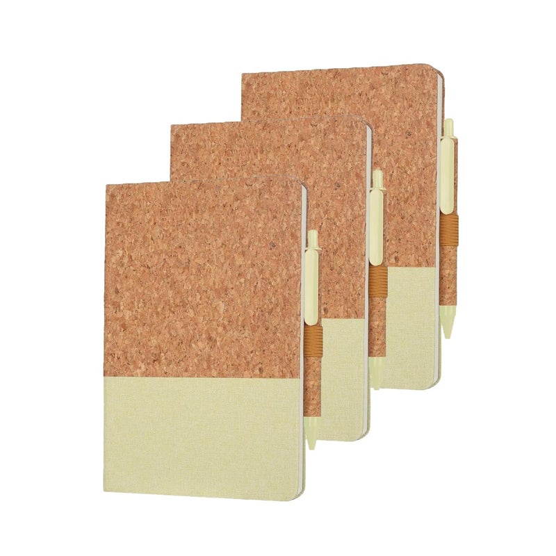 Eco-neutral Eco-friendly Notebook and Pen Set - Pack of 3 - Image 1