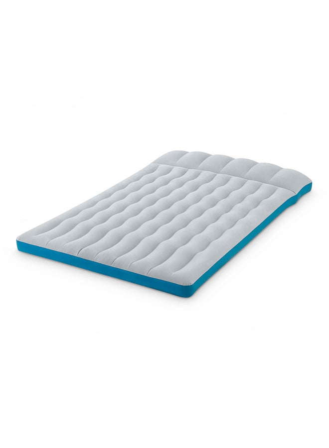 INTEX Inflatable Camping Mat/Airbed combination Grey/Blue 76x50x9.5inch - Image 3
