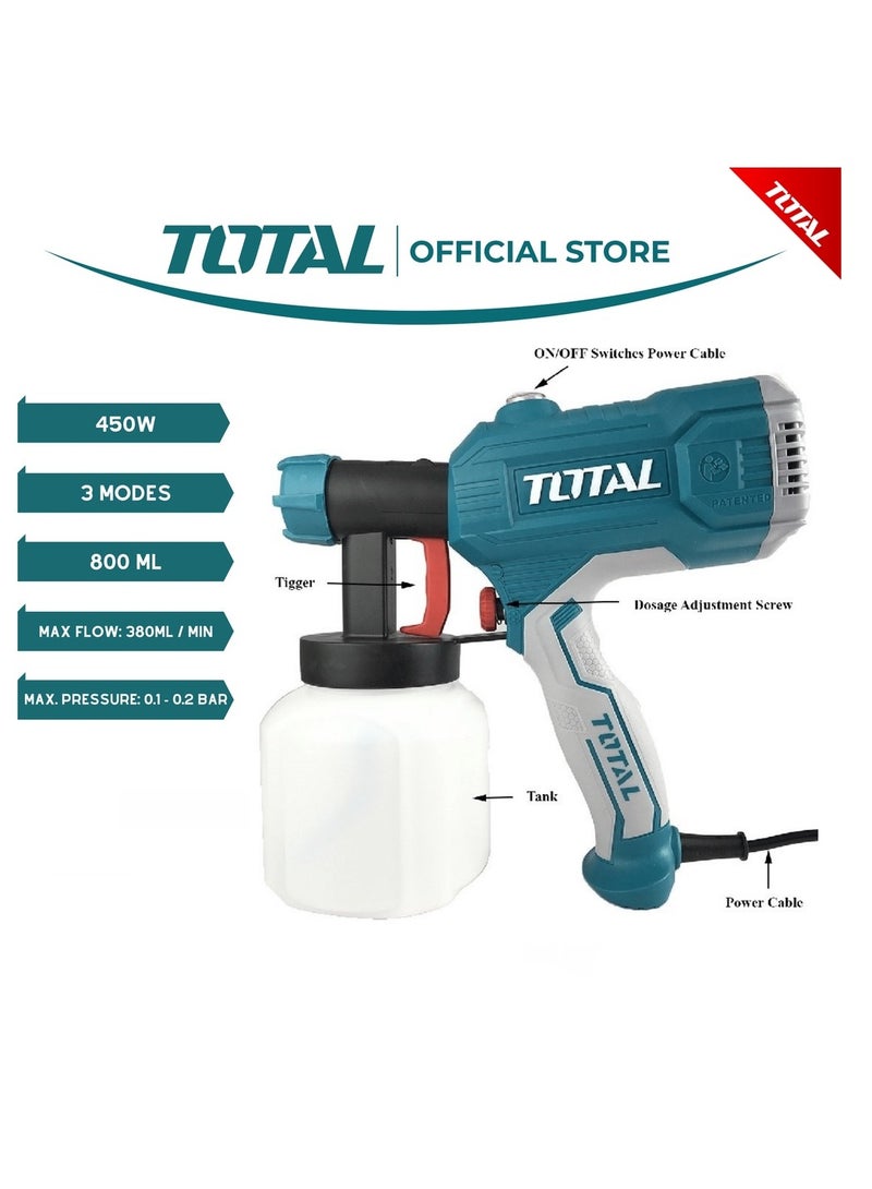 توتال TOTAL مسدس رش 450 وات TT3506  - Image 3