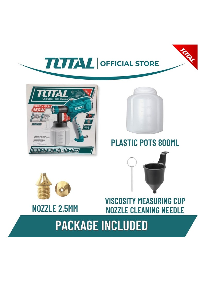 توتال TOTAL مسدس رش 450 وات TT3506  - Image 4