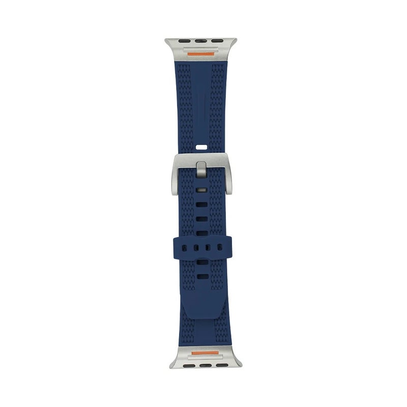 Bluejw Premium 42/46/49mm Breathable Silicone Replacement Band with Metal Connector for Apple Watch Ultra 2 – Replace the Watch Strap - Image 1