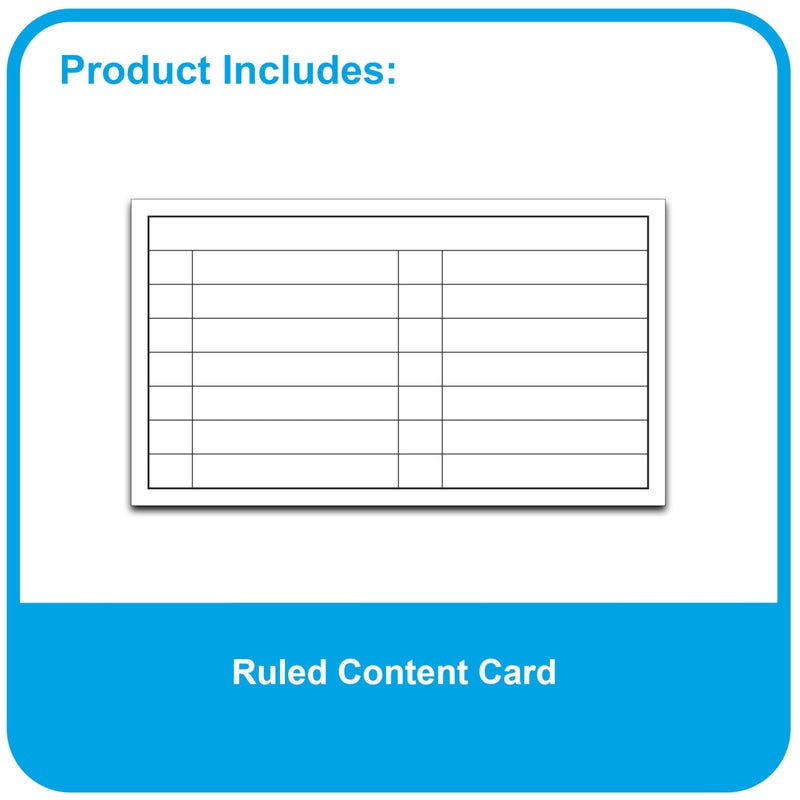 C-Line 58046 Index Card Case, Holds 200 4 x 6 Cards, Polypropylene, 1 Assorted Color - Image 4