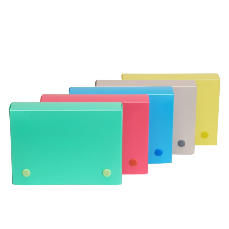 C-Line 58046 Index Card Case, Holds 200 4 x 6 Cards, Polypropylene, 1 Assorted Color - Image 2