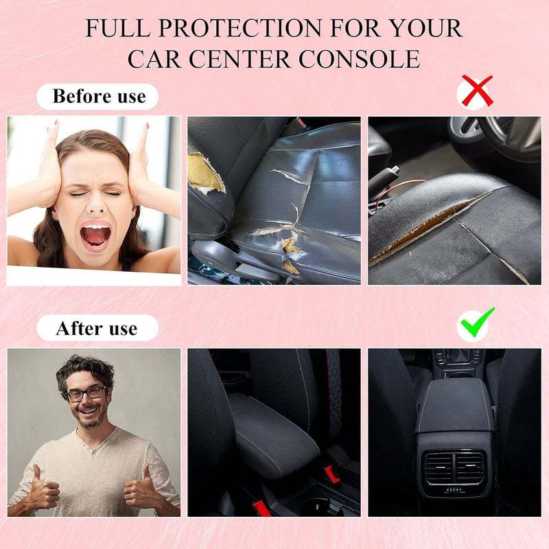 Frienda Furry Armrest Cover Auto Center Console Cover Car Soft Console Pad - Image 3