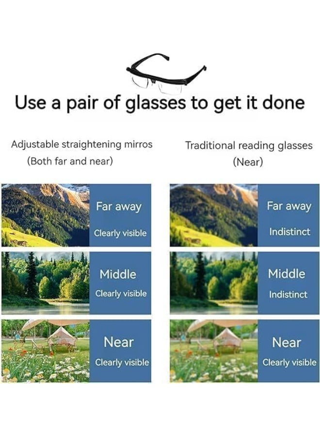 نظارات القراءة القابلة للتعديل للنساء والرجال - Image 4