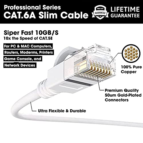 Sounce Cat6 Ethernet Cable 20-Meter-High Speed 550MHZ / 10 Gigabit Speed UTP LAN Cable Network Cable Internet Cable RJ45 Cable LAN Wire, Patch Computer Cord Gigabit Category 6 Wires for Modem Router - Image 2