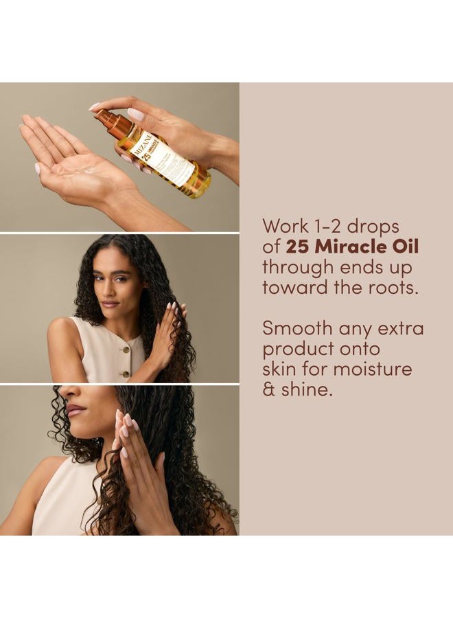Mizani 25 Miracle Nourishing Oil | Lightweight, Nourishing Hair Oil | with Coconut Oil | for All Hair Types | 4.2 Fl Oz - Image 5