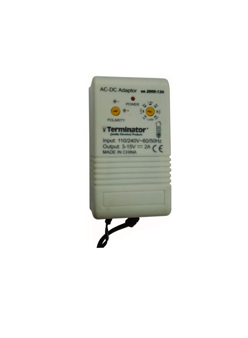 Terminator AC/DC Multiple Adaptor 2000mA for House Holds - Image 2