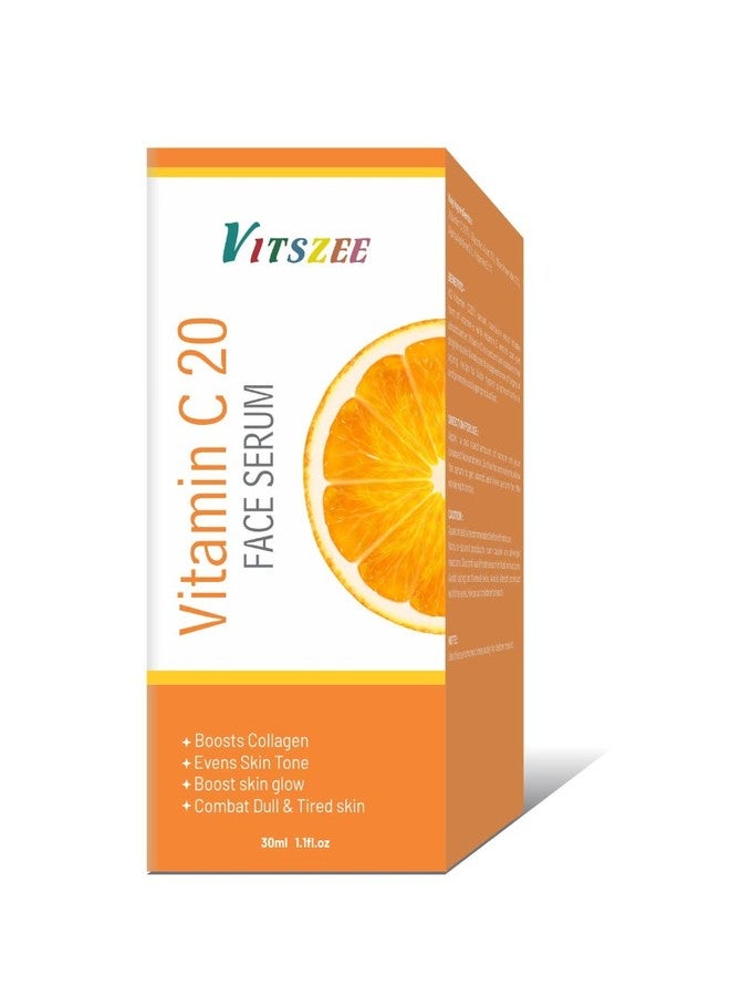 VITSZEE سيروم فيتسزي للوجه بفيتامين سي 20%، 30 مل، لبشرة مشرقة ومبيضة | يزيد من إشراقة البشرة فورًا ويقلل من البقع والتصبغات، مناسب لجميع ألوان البشرة - Image 5