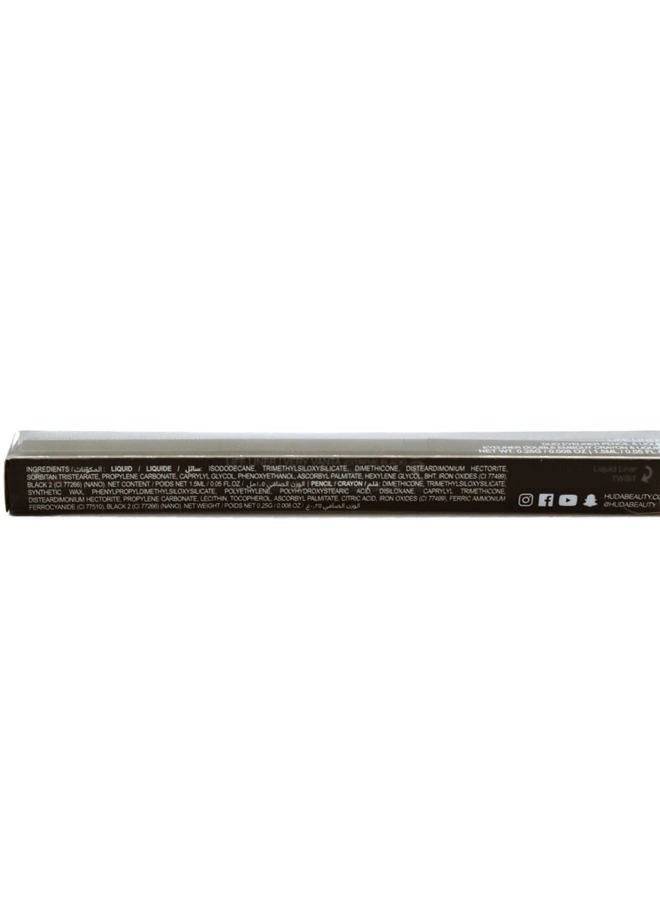 Huda قلم كحل لايف لاينر ديو وكحل سائل فيري فانتو - Image 5
