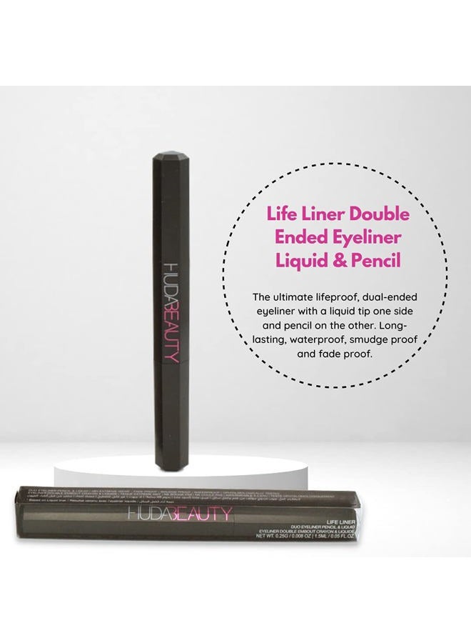 Huda قلم كحل لايف لاينر ديو وكحل سائل فيري فانتو - Image 3