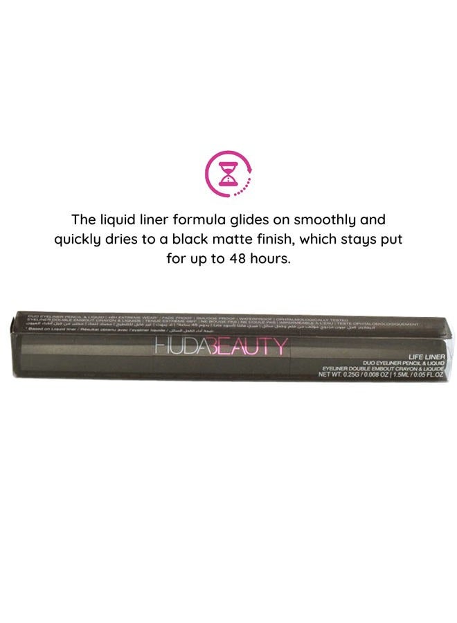 Huda قلم كحل لايف لاينر ديو وكحل سائل فيري فانتو - Image 4