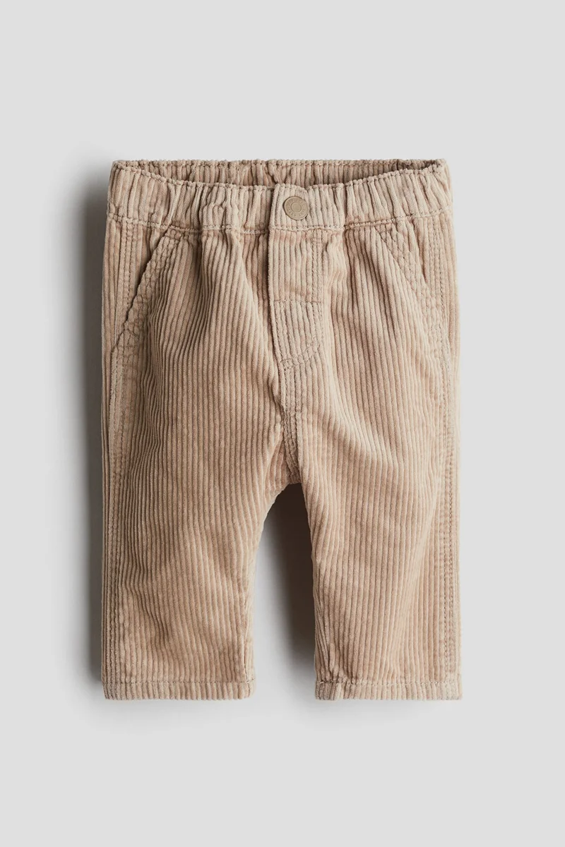 H&M Cotton Corduroy Trousers
