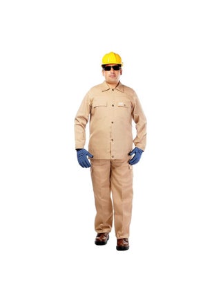 KNP Beige Industrial Coverall in Size Large is a Durable Functional Garment Designed for Various Industrial and Work Environments. Constructed with High Quality Heavy Duty Fabric this Coverall Provides Full Body Protection from Dirt Grime and Minor Hazards While Ensuring Comfort and Ease of Movement. - pzsku/ZBC45EA9A6F9CCAD3EBCBZ/45/1746625258/7f69958c-26ec-4870-8960-0f937638a554