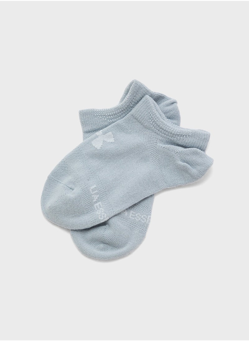 UNDER ARMOUR Kids' UA Essential 6-Pack No- Show Socks  - Image 4