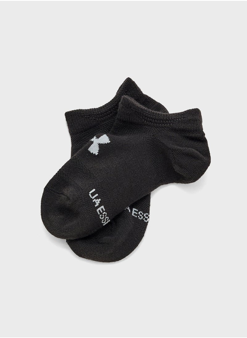 UNDER ARMOUR Kids' UA Essential 6-Pack No- Show Socks  - Image 3