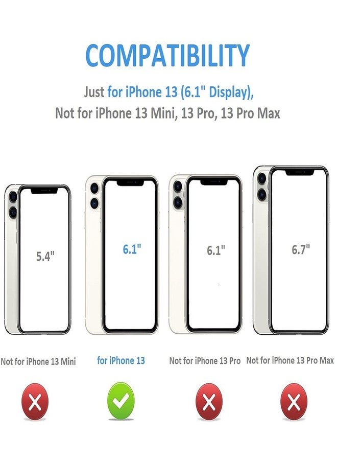 OT ONETOP جراب محفظة متوافق مع Magsafe لهاتف iPhone 13 من ONETOP مع حامل بطاقات، مصنوع من جلد PU مع مسند، مزود بتقنية حجب RFID، مزود بمشبك مغناطيسي مزدوج وغطاء متين مقاوم للصدمات، مقاس 6.1 بوصة (أسود). - Image 2