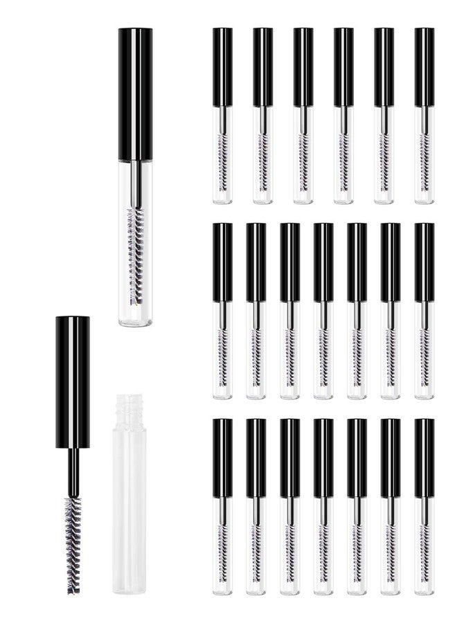 AHIER 20 pcs 4ML Reusable Empty Bottle Tube Container for Eyelash Growth Oil/Mascara with Brush for Home and Travel (20p) - Image 1