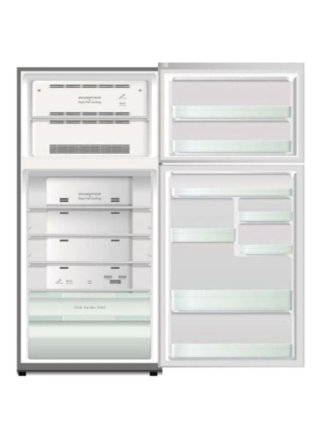 هيتاشي ثلاجة مزودة بعاكس مقاس 19.4 قدماً مكعبة 550 L R-V700PS7K BSL فضي - Image 2