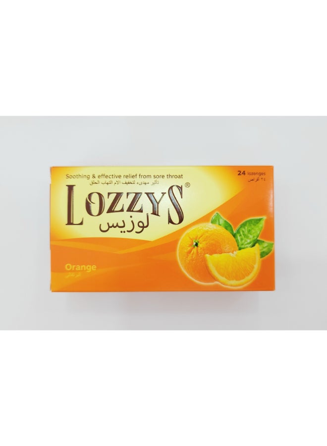 LOZZY'S LOZENGES-ORANGE 24'S
