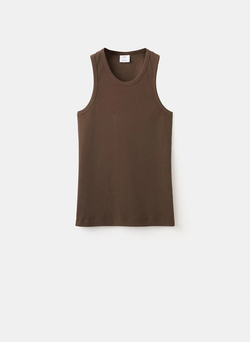Slim-Fit Cotton Tank Top