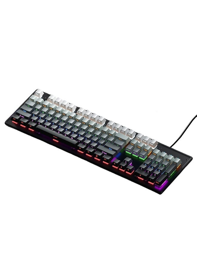 EBMINI New Office Wired Mechanical Keyboard With Multiple Lighting Effects