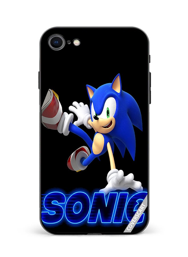 COVERSCART Protective Case Cover For Apple iPhone 7 Sonic Design Multicolour