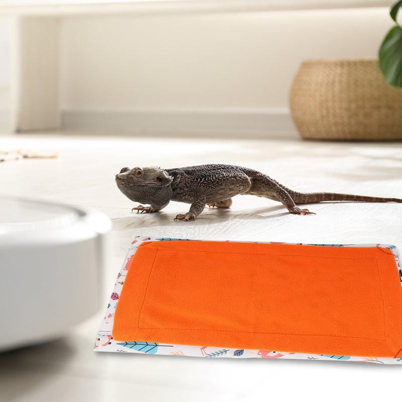 Reptile with Pillow Reptile Pets Cushion Lizard Comfortable Mat Pet Supply - Image 1