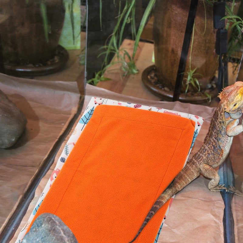 Reptile with Pillow Reptile Pets Cushion Lizard Comfortable Mat Pet Supply - Image 5
