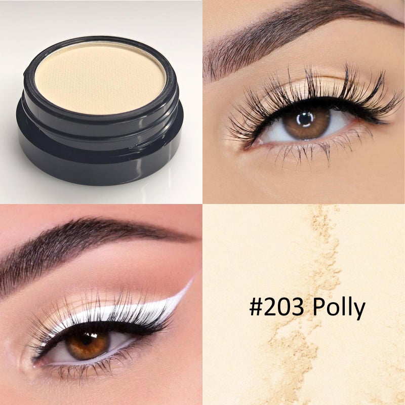 Erinde Single Beige Matte Eyeshadow Palette, High Pigment, Long Lasting, Intense Color, Neutral Nudes Naked Matte Pressed Powder Eye Shadow Palette - Image 3