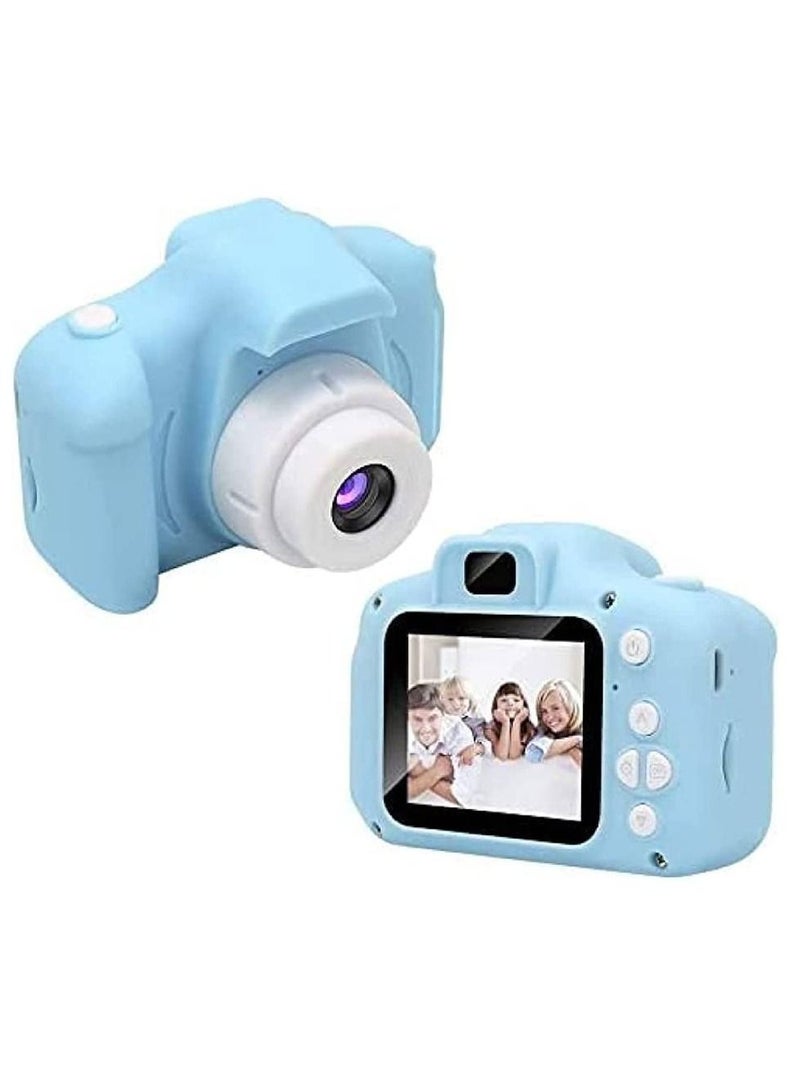 Kid's Digital Video Mini Rechargeable Camera,8MP HD (Blue)  - Image 1
