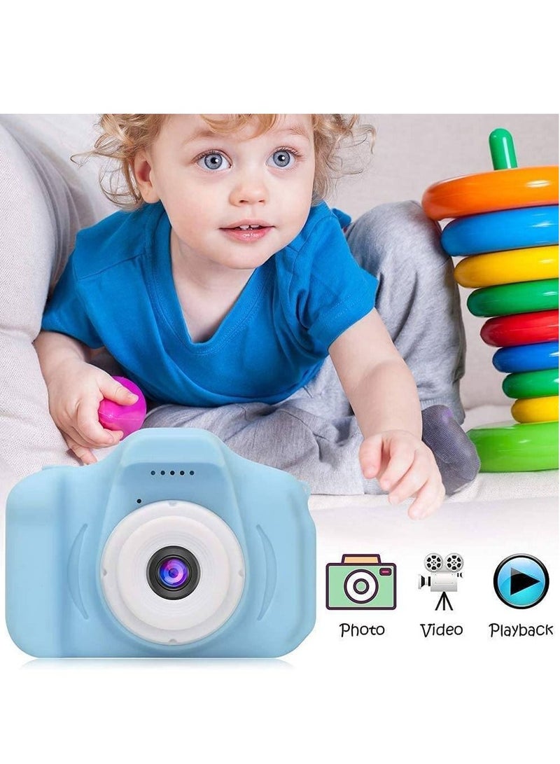 Kid's Digital Video Mini Rechargeable Camera,8MP HD (Blue)  - Image 3