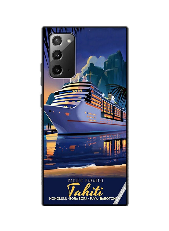 VR CREATIVE Protective Case Cover For Samsung Galaxy Note20 5G Pacific Paradise Design Multicolour - Image 1