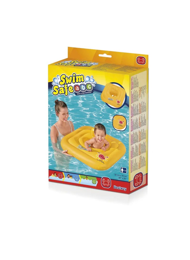 Bestway Swimming School Seat Square Swim Safe Step A 76cm x 76cm - Image 2