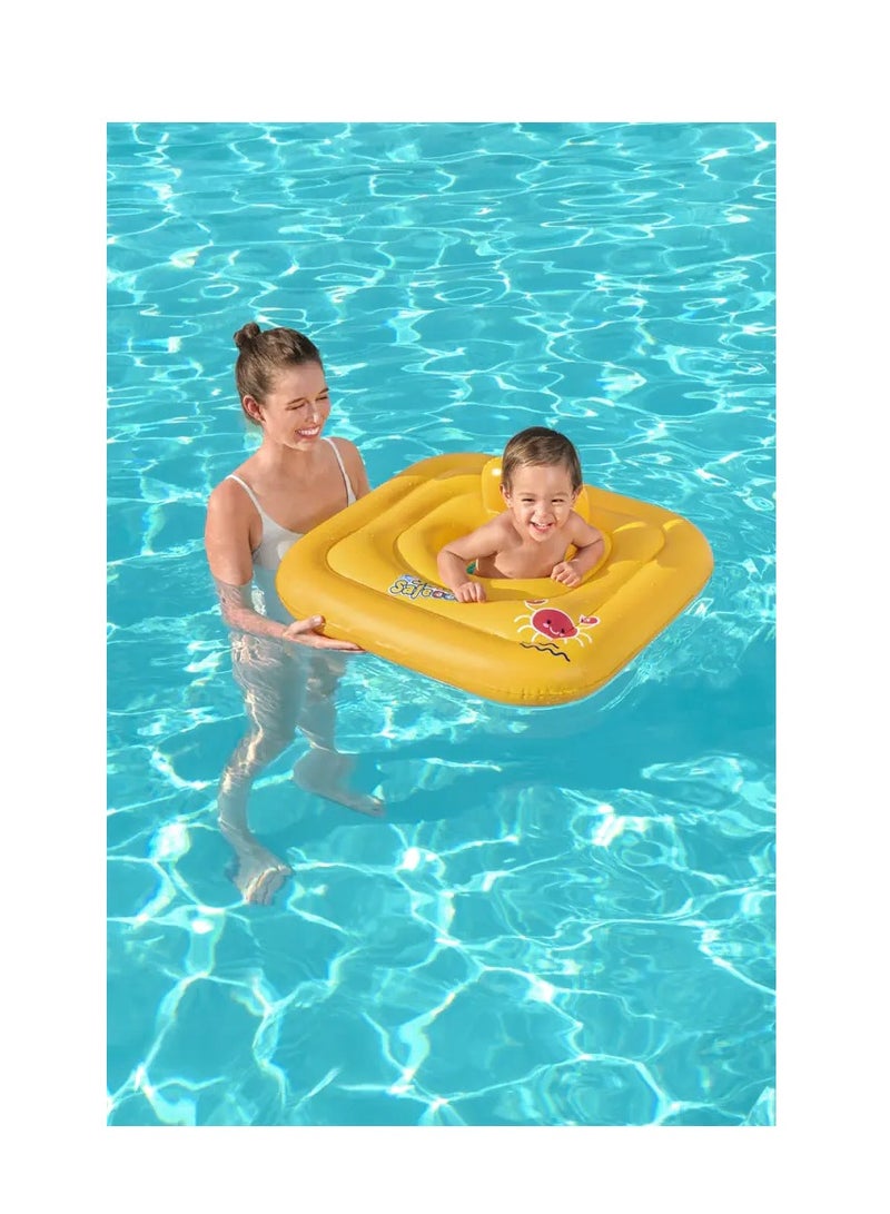 Bestway Swimming School Seat Square Swim Safe Step A 76cm x 76cm - Image 3