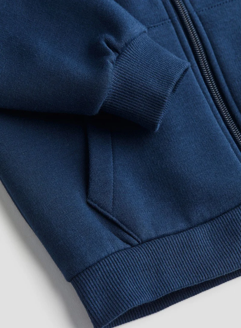 اتش اند ام Kids Essential Zip Through Hoodie