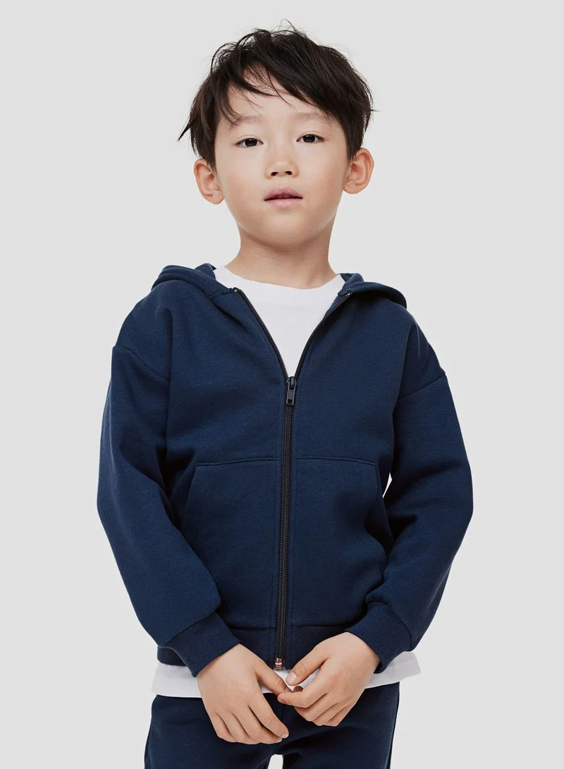 اتش اند ام Kids Essential Zip Through Hoodie