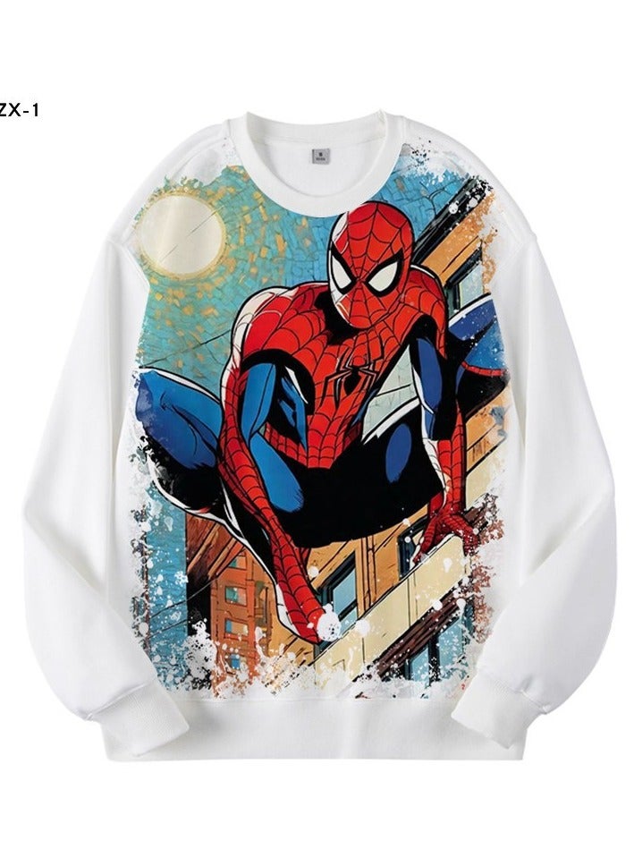 KUYING New Spider Man Printed Long Sleeve T-shirt - Image 1