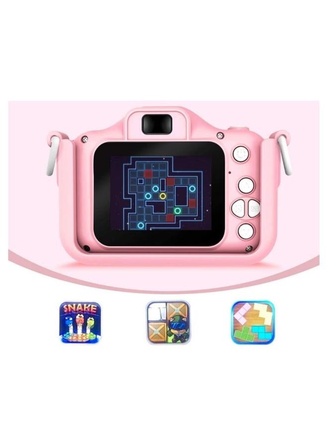 Kids Digital Camera for Girls/Boys,Video&Games&Music Cute Selfie Toddler Camera for Birthday Children's Day (Pink) - Image 5