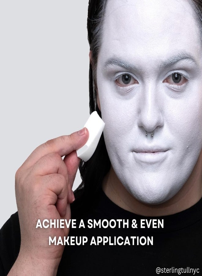 Mehron Makeup Non-Latex Triangular Foam Makeup Sponge Wedge| Professional Special Effects Applicator, Face & Body Paint, & Beauty Sponges (6 Pack) - Image 3