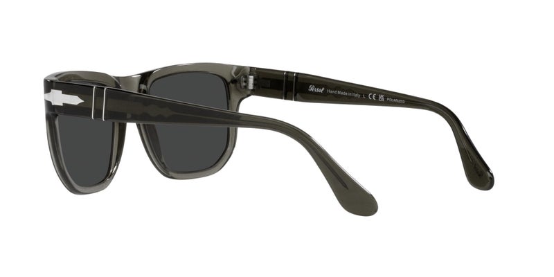 Persol PO3306S Square Sunglasses, Opal Smoke/Dark Grey Polarized, 55 mm - Image 5