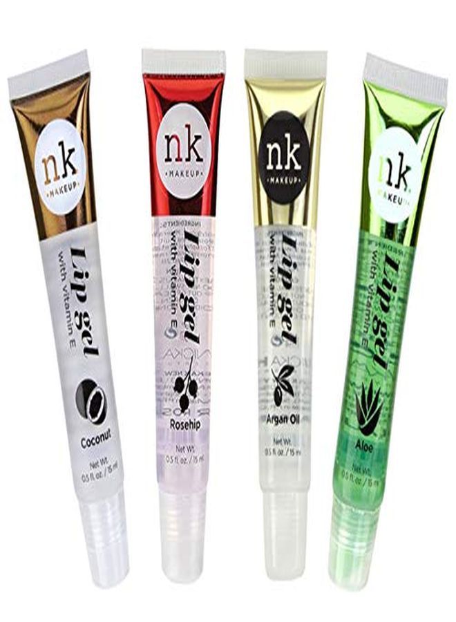 Nicka K New York 4 Pack Nicka K Lip Gel (Coconut, Rosehip, Argan Oil, Aloe)  - Image 4